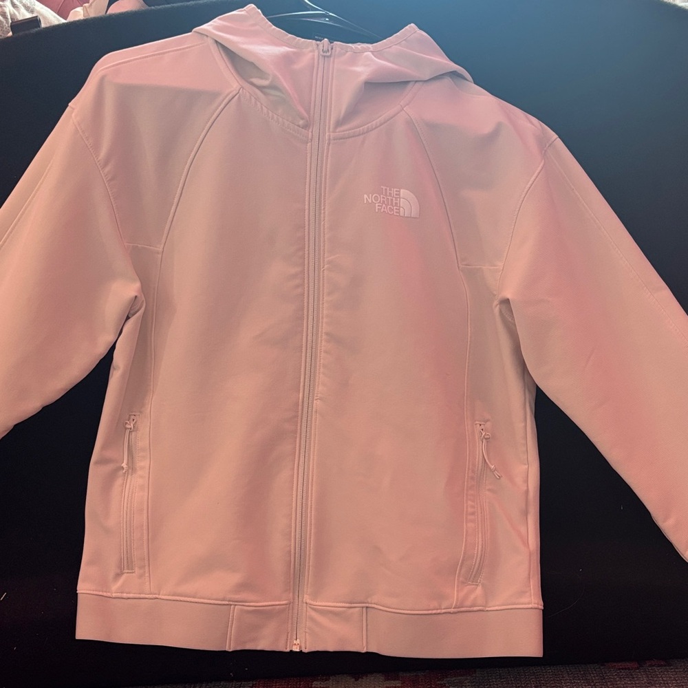 The North Face White Hooded Jacket